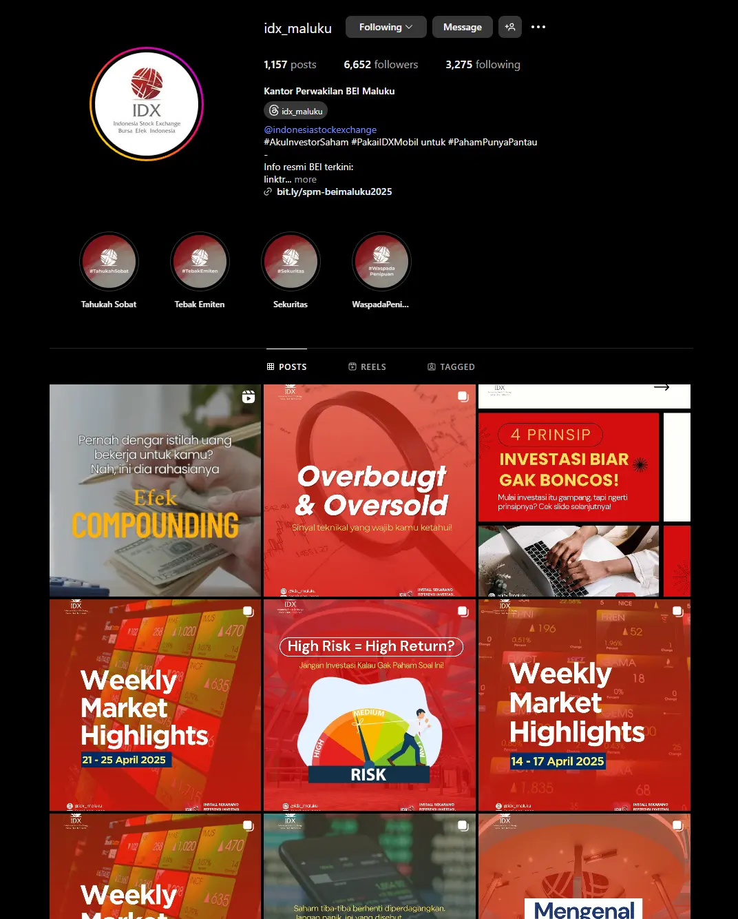 Indonesia Stock Exchange - Maluku Representative office